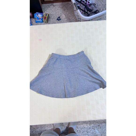 CREWCUTS J CREW TODDLER GIRLS GRAY SKIRT SIZE 6-7 SIDE ZIP - Picture 2 of 8